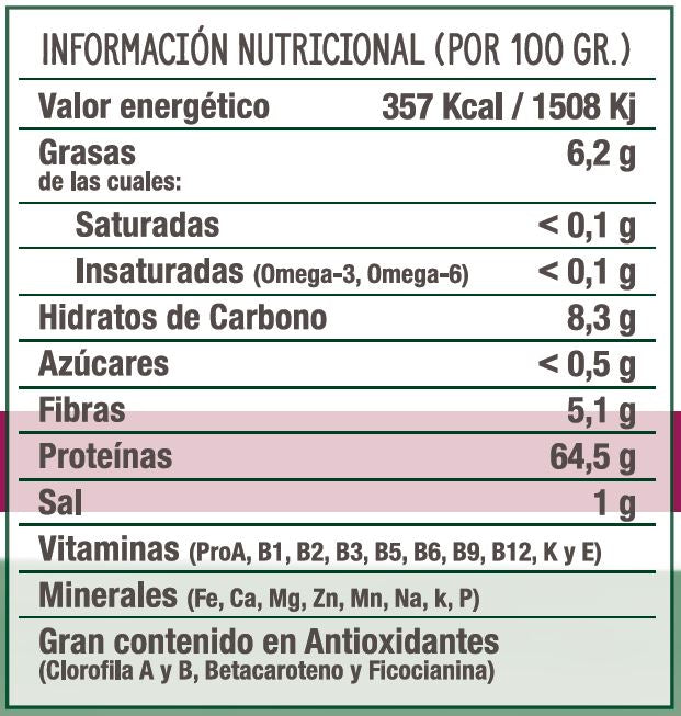 Revival Spirulina Comprimidos