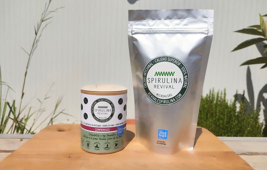 Pack Revival Spirulina Crujiente y Comprimidos